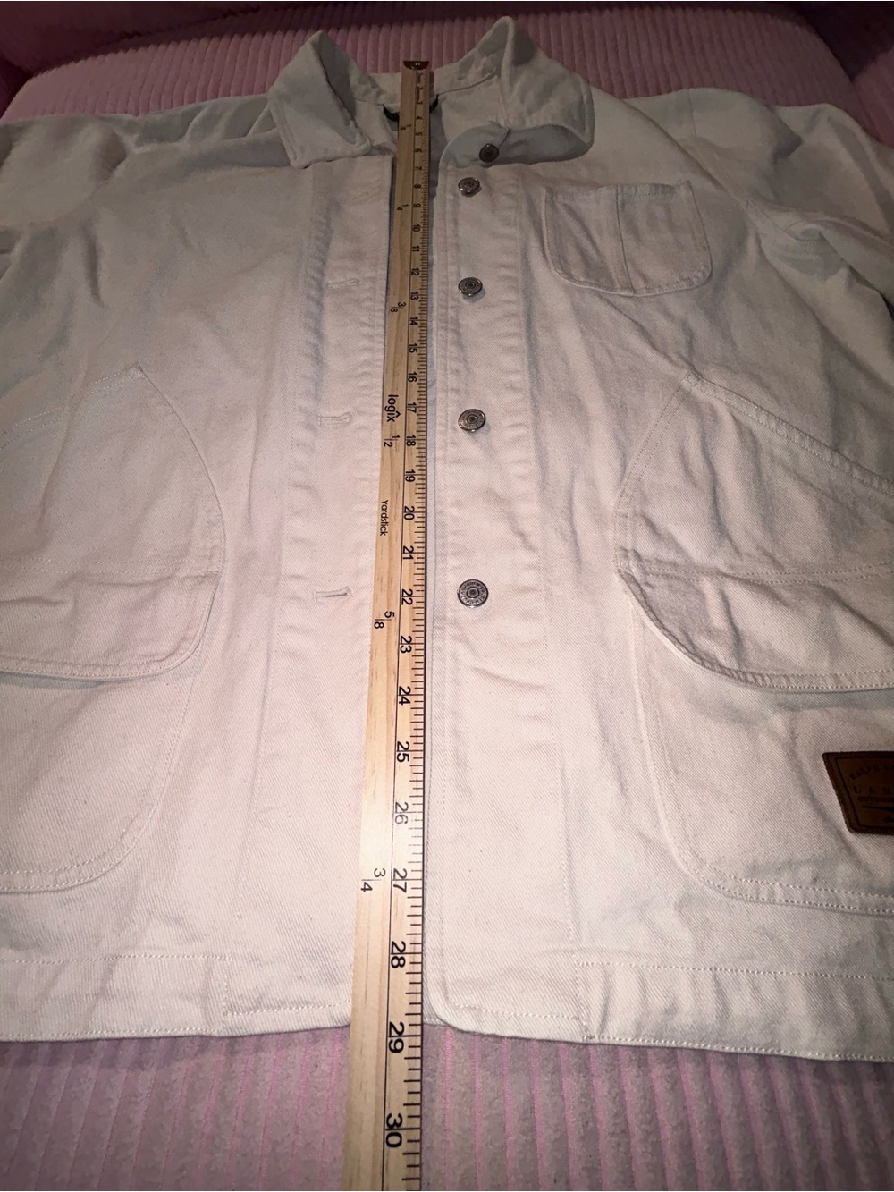 Ralph Lauren Lauren Outdoor Clothing Chore Jacket Cream Size L - Picture 6 of 6